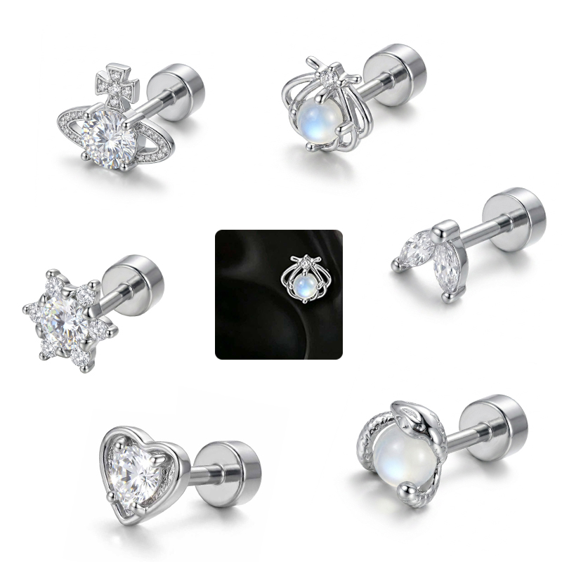 Body Jewelry Hypoallergenic - 1PC Hypoallergeen Kraakbeen Oorbel Vrouwen Roestvrij