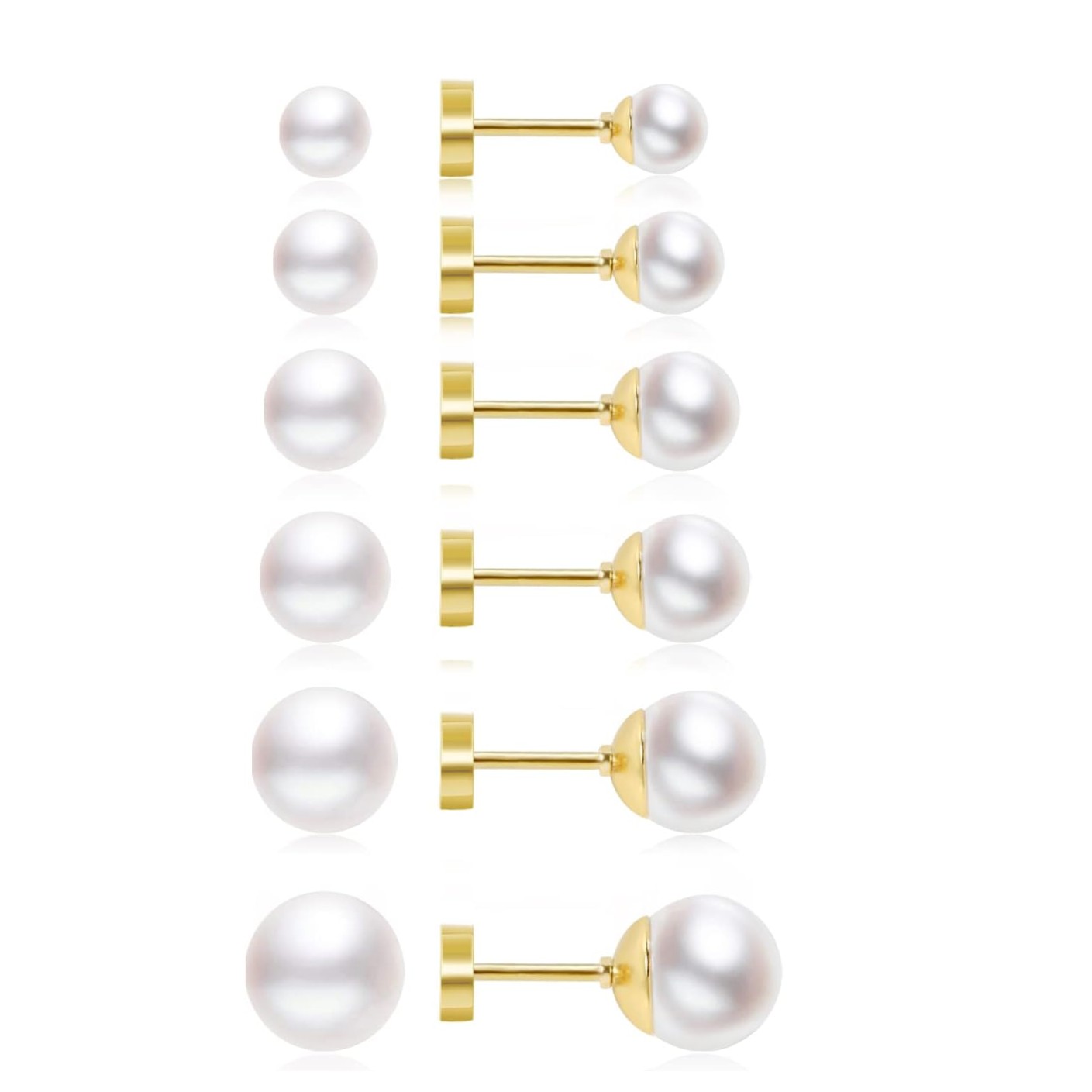Body Jewelry Hypoallergenic - Valentijnsdag cadeau: elegante parel oorhangers, hypoallergeen,