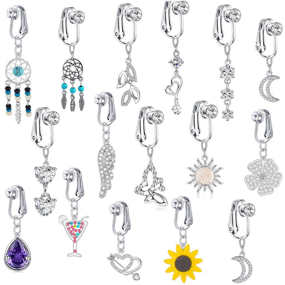 Body Jewelry And Earrings - Nep Buik Vlinder Nep Buik Piercing