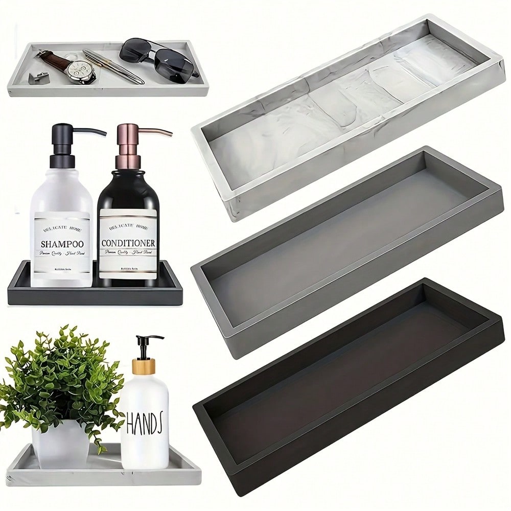 Body Jewelry Websites - 1-pack badkamerdienblad zachte siliconen sieradenbak kaptafel