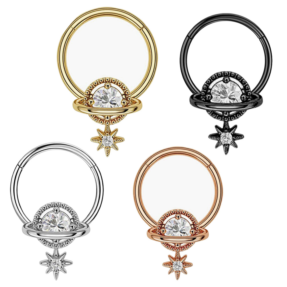 Helix Cartilage Ring - Septum ringen planet sieraden chirurgisch staal