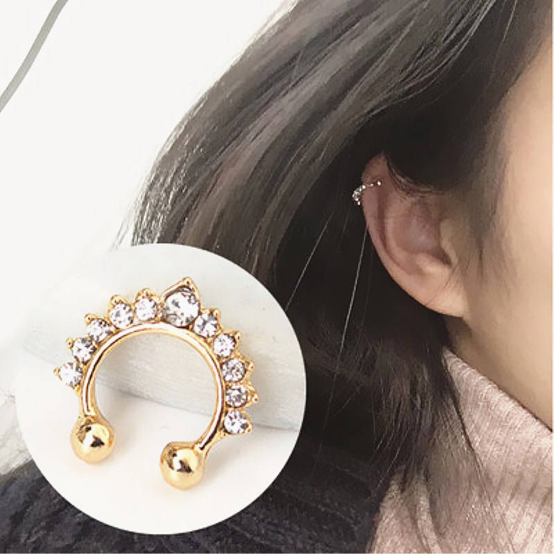Body Jewelry And Earrings - 1Pc U-Vorm Neusklem Neusringen & Studs