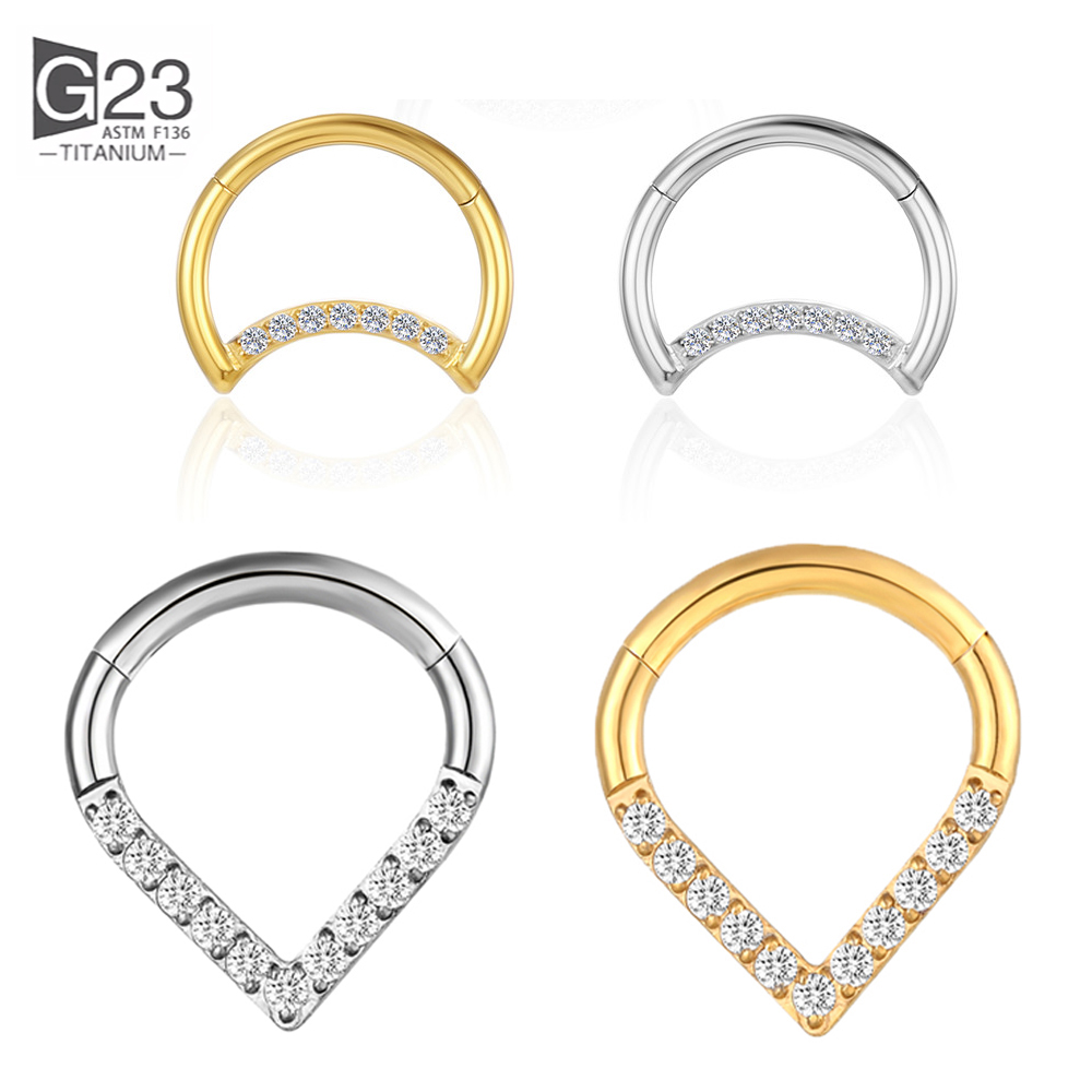 Helix Cartilage Ring - F136 Titanium Scharnierende Traan Segment Ring