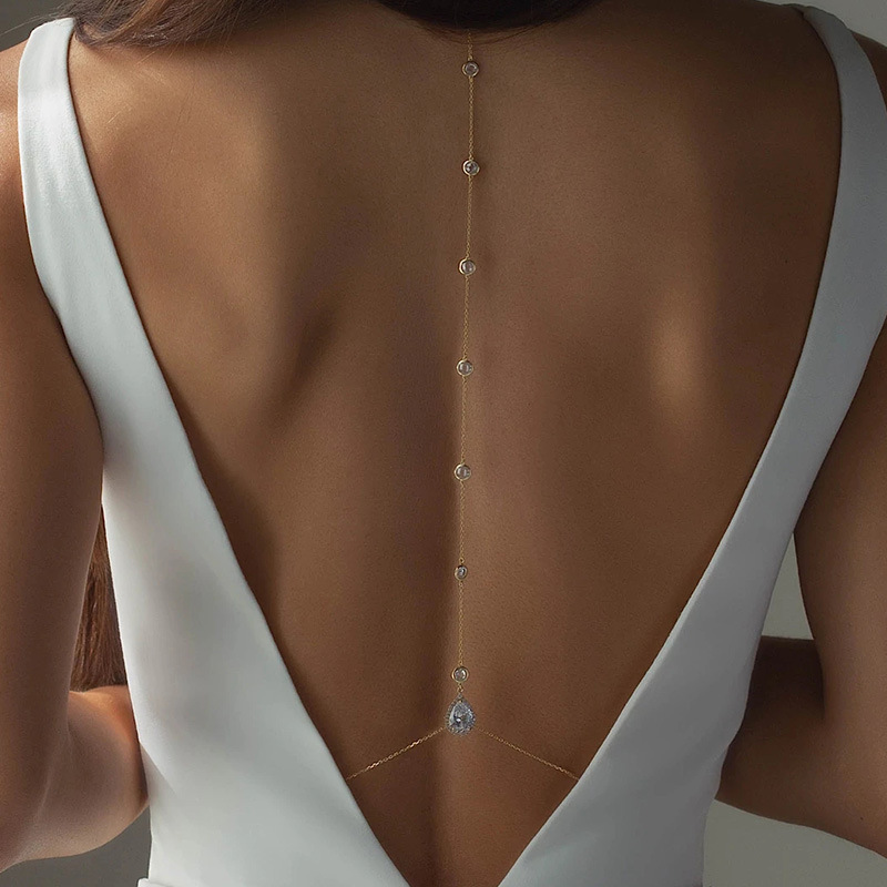 Body Jewelry For Backless Dress - Nieuwe Ster Terug Chain Lichaam Sieraden