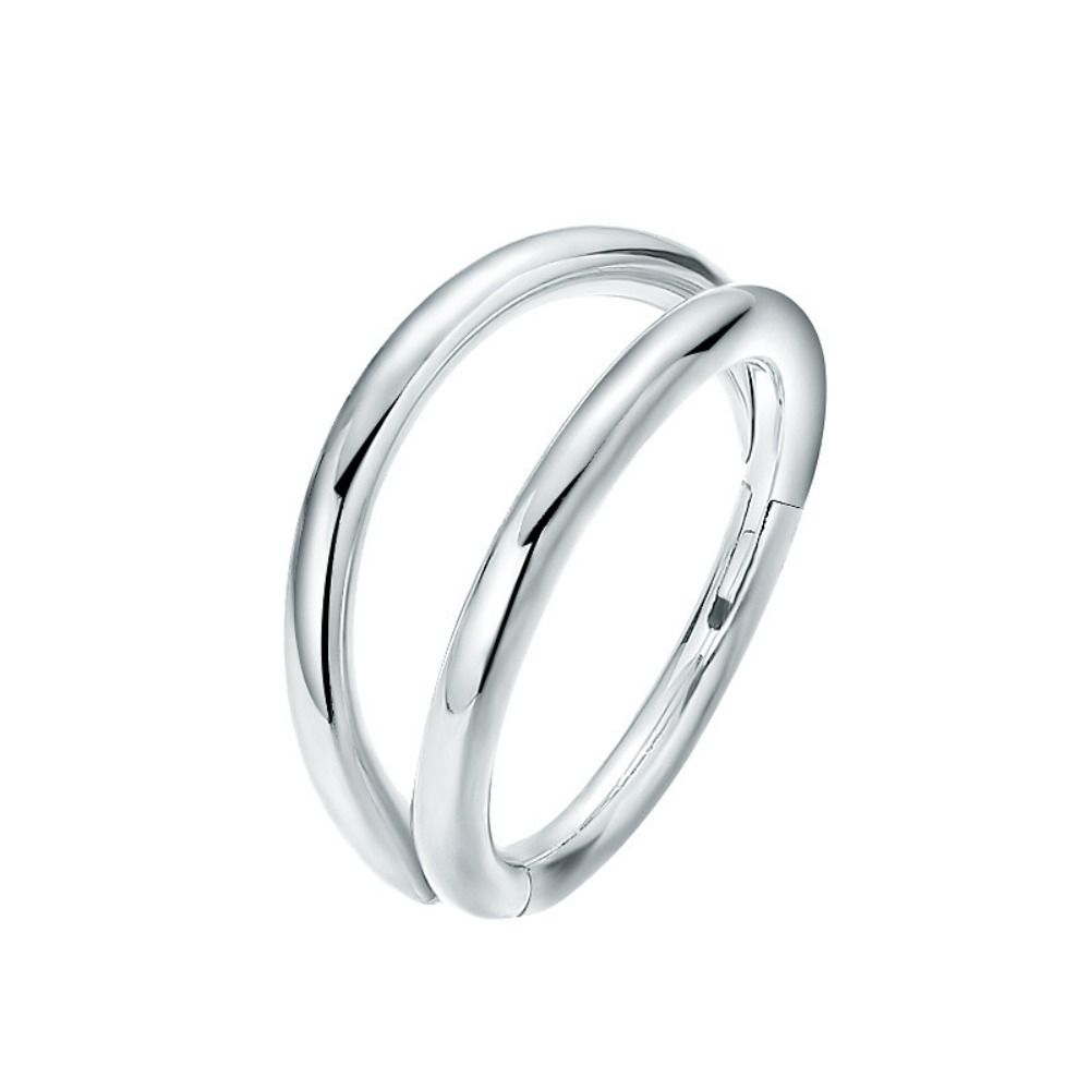 Helix Cartilage Ring - Creatieve roestvrijstalen dubbele laag neuspiercing elektrolytisch