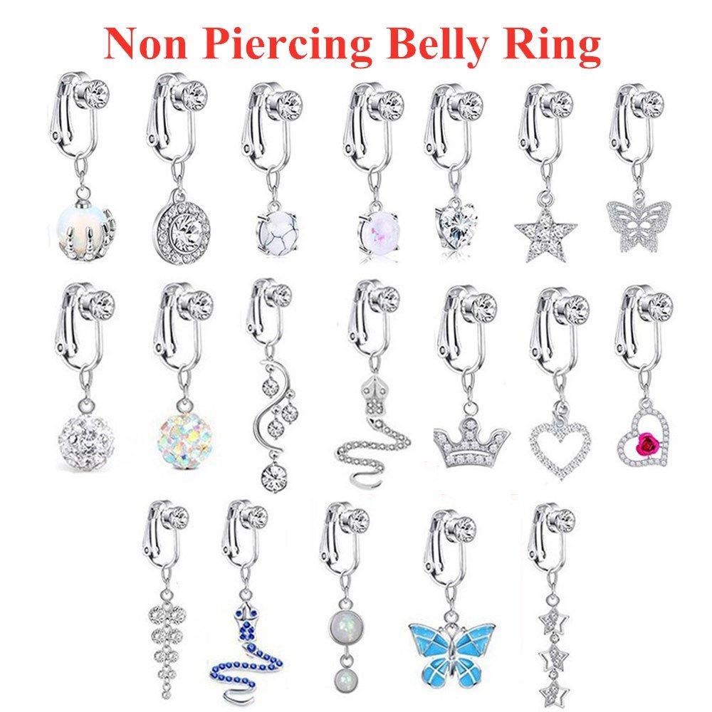 Body Jewelry And Earrings - Strandaccessoires Non-piercing clip op oorbellen kraakbeen