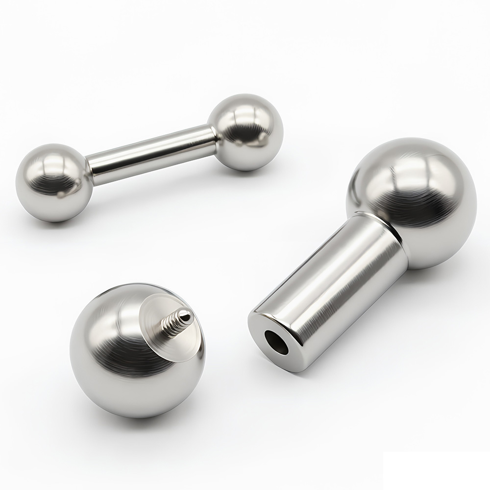 Body Jewelry Gauges - 1Pc 12G-00G Rvs Rechte Barbell Piercing