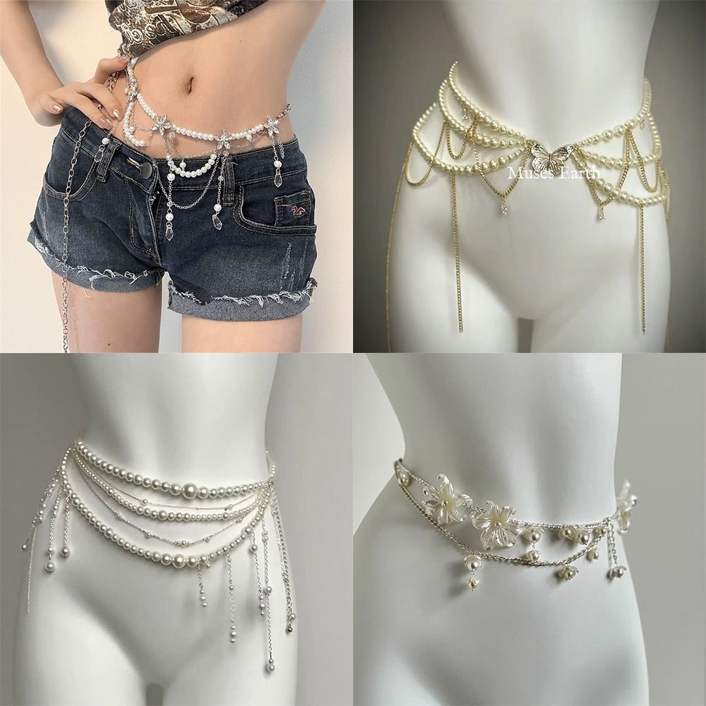 Body Jewelry Helix - Mode Elegante Parel Taille Kettingen Taille