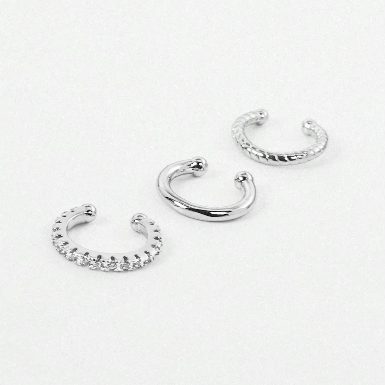 3-delige oorklemmen voor vrouw - Body Jewelry Hypoallergenic recensie en prijs