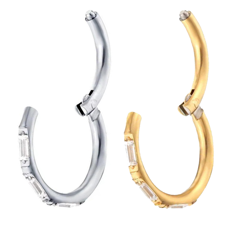 ASTM F136 Titanium Oorbellen H - Zoor Body Jewelry recensie en prijs