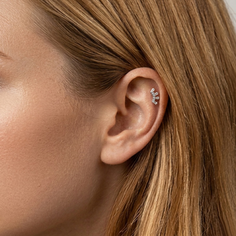 1 stks ASTM Titanium Helix Pie - Body Jewelry Hypoallergenic recensie en prijs