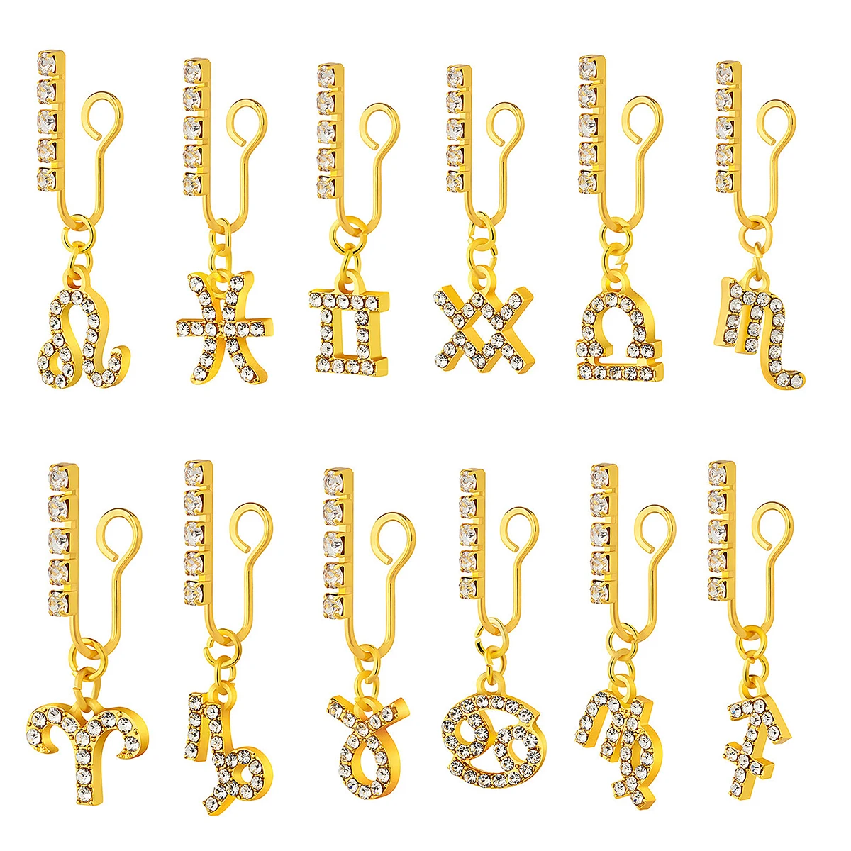 2 Pak Oorklemmen Metalen Zirko - Body Jewelry And Earrings recensie en prijs