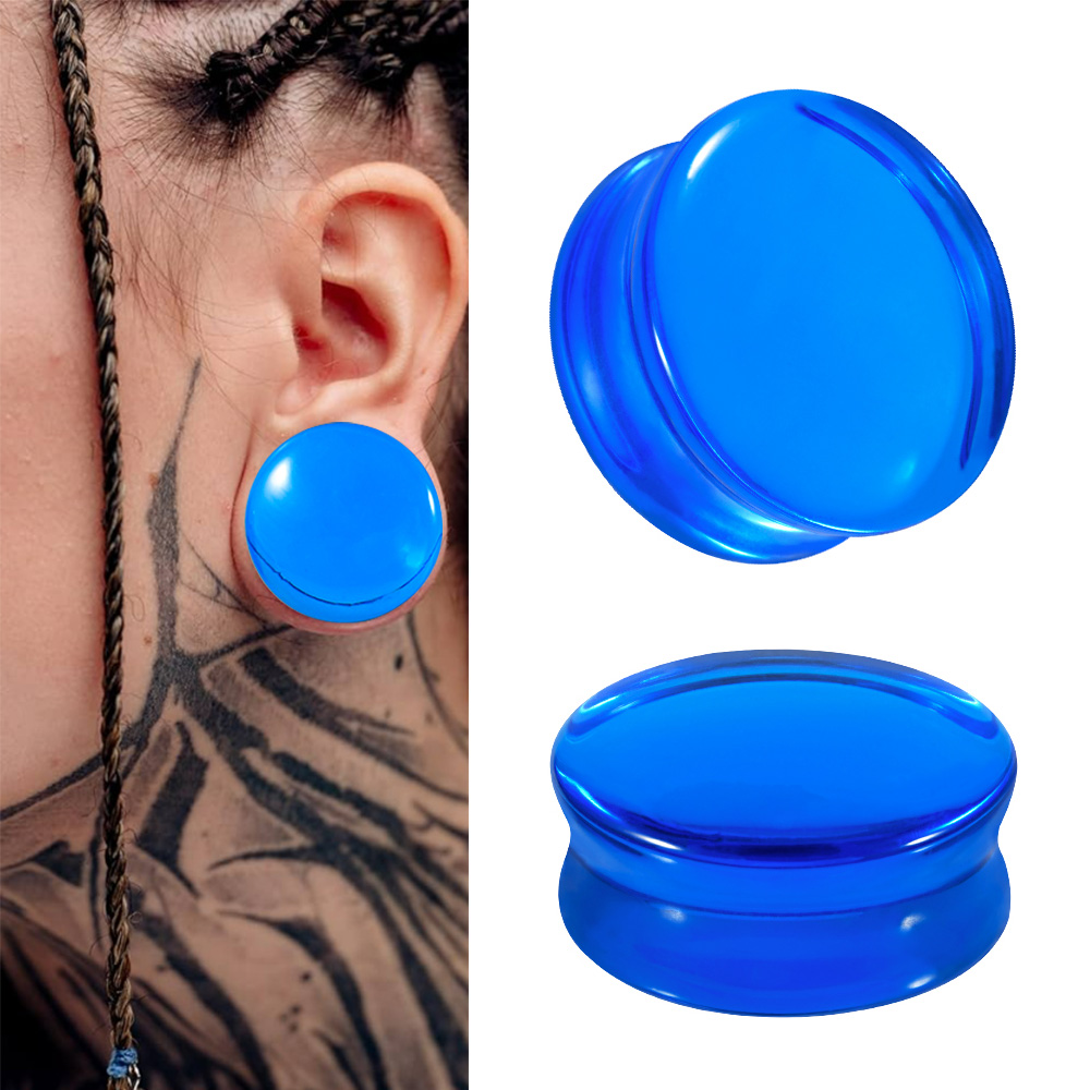 1/2/22PCS Glas & Steen Ronde O - Body Jewelry Gauges recensie en prijs