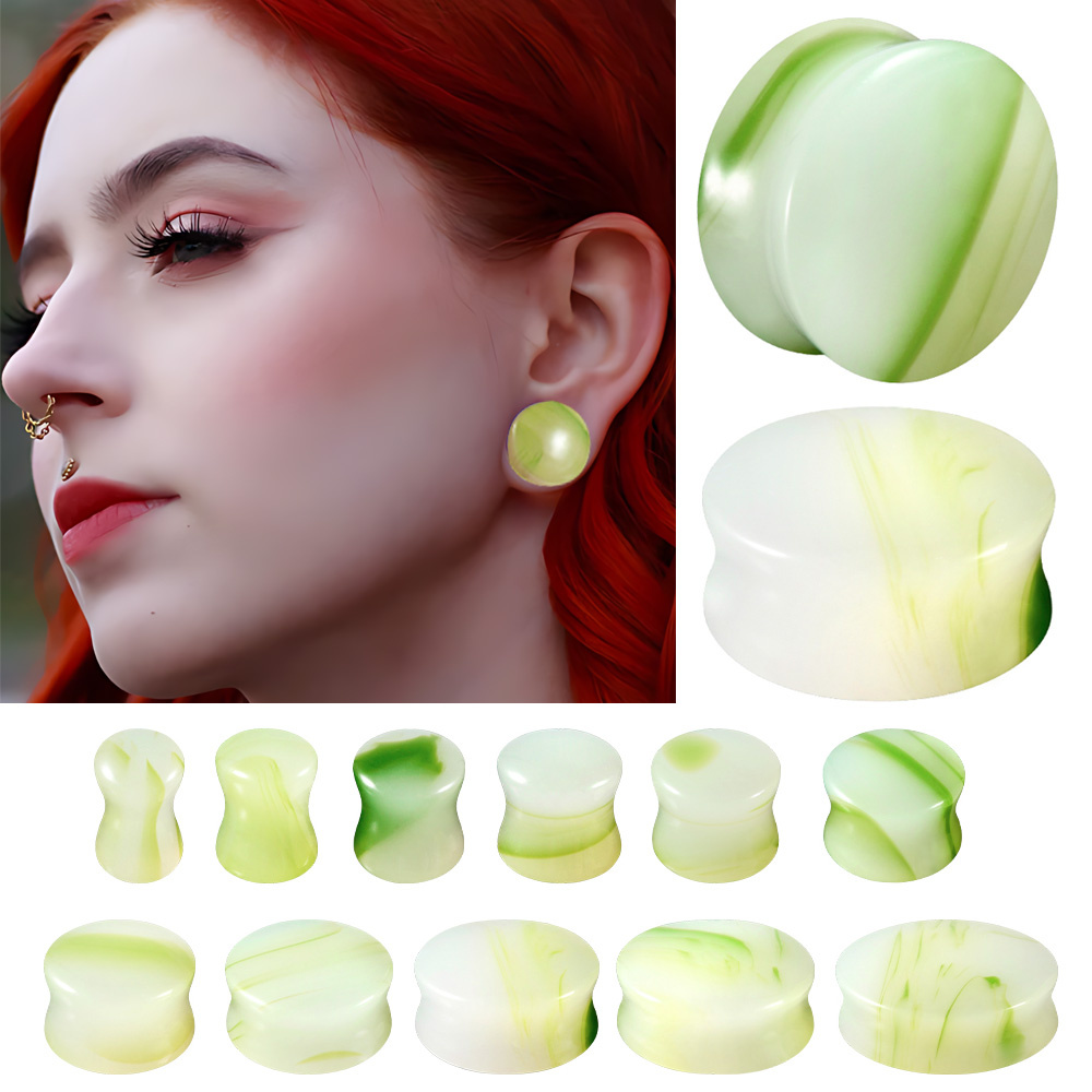 1/2/22PCS Glas & Steen Ronde O - Body Jewelry Gauges recensie en prijs