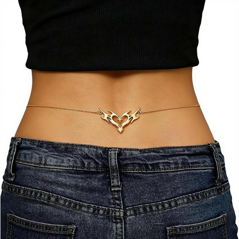 Gotische hartvormige sexy dame - Body Jewelry Y2K recensie en prijs
