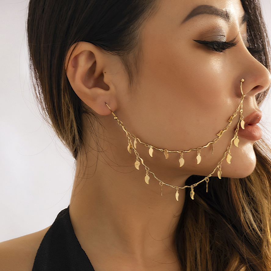Indiase gouden kleur parel vli - Body Jewelry Indian recensie en prijs