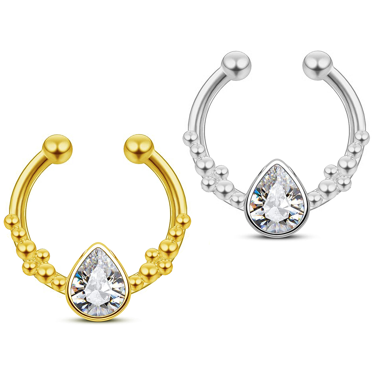 316L RVS Septum Clicker Ring 1 - Helix Cartilage Ring recensie en prijs