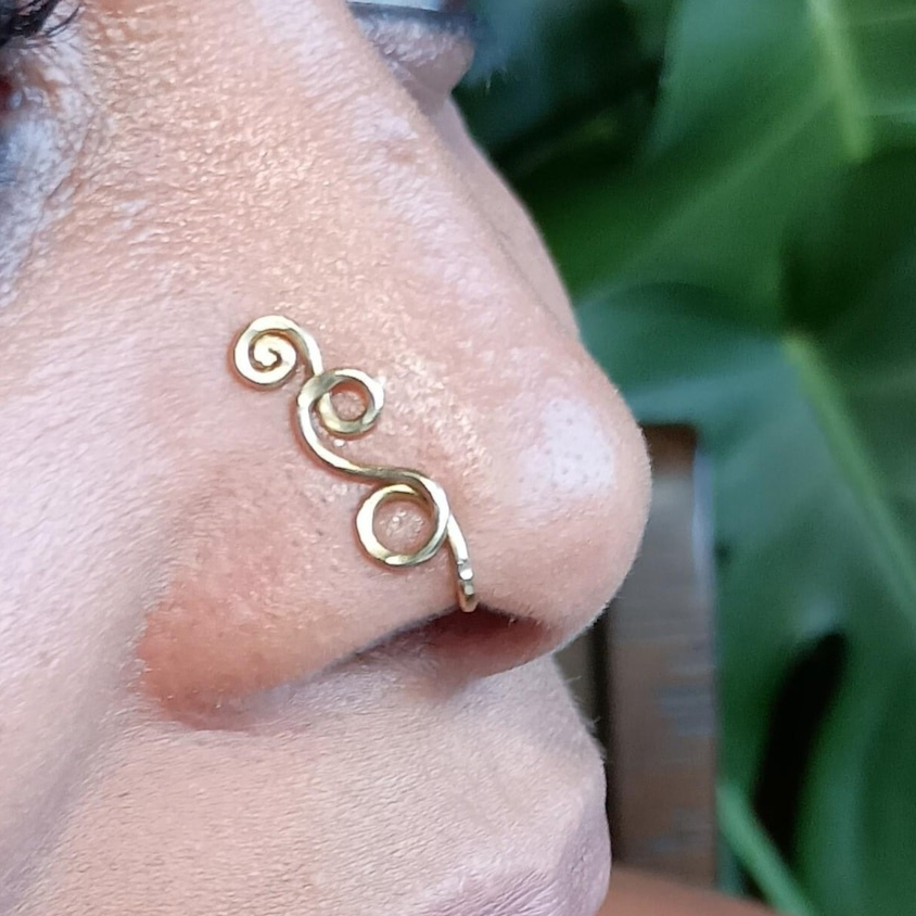 Faux Piercing Ring 14K Gold Fi - Body Jewelry Hypoallergenic recensie en prijs