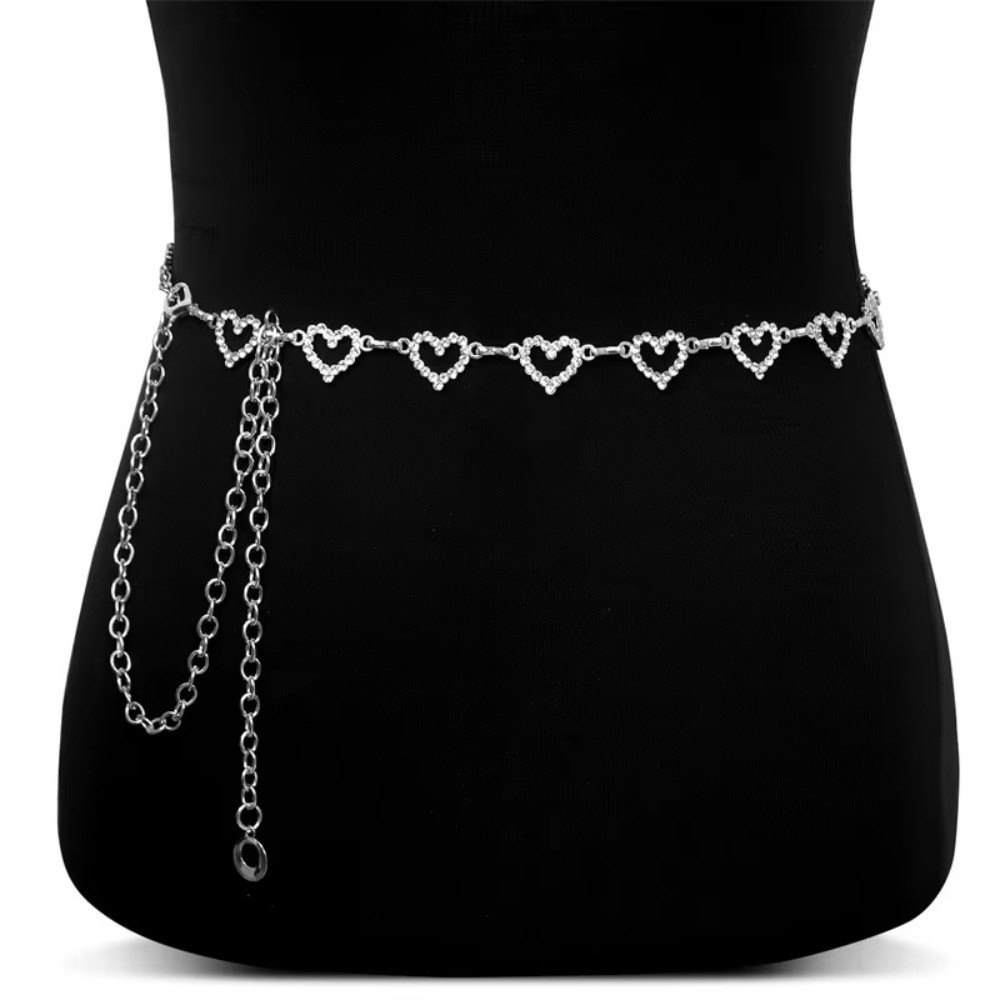 Modeketting met kwastjes, hart - Body Jewelry Y2K recensie en prijs