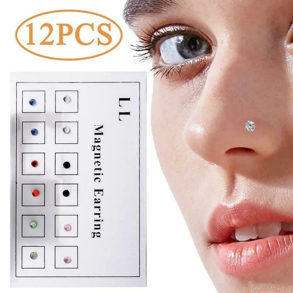 12PCS/Card Fake Cheater Niet D - Body Jewelry And Earrings recensie en prijs