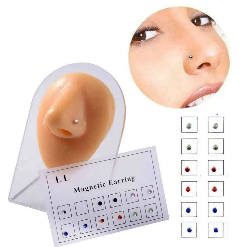 12PCS/Card Fake Cheater Niet D - Body Jewelry And Earrings recensie en prijs