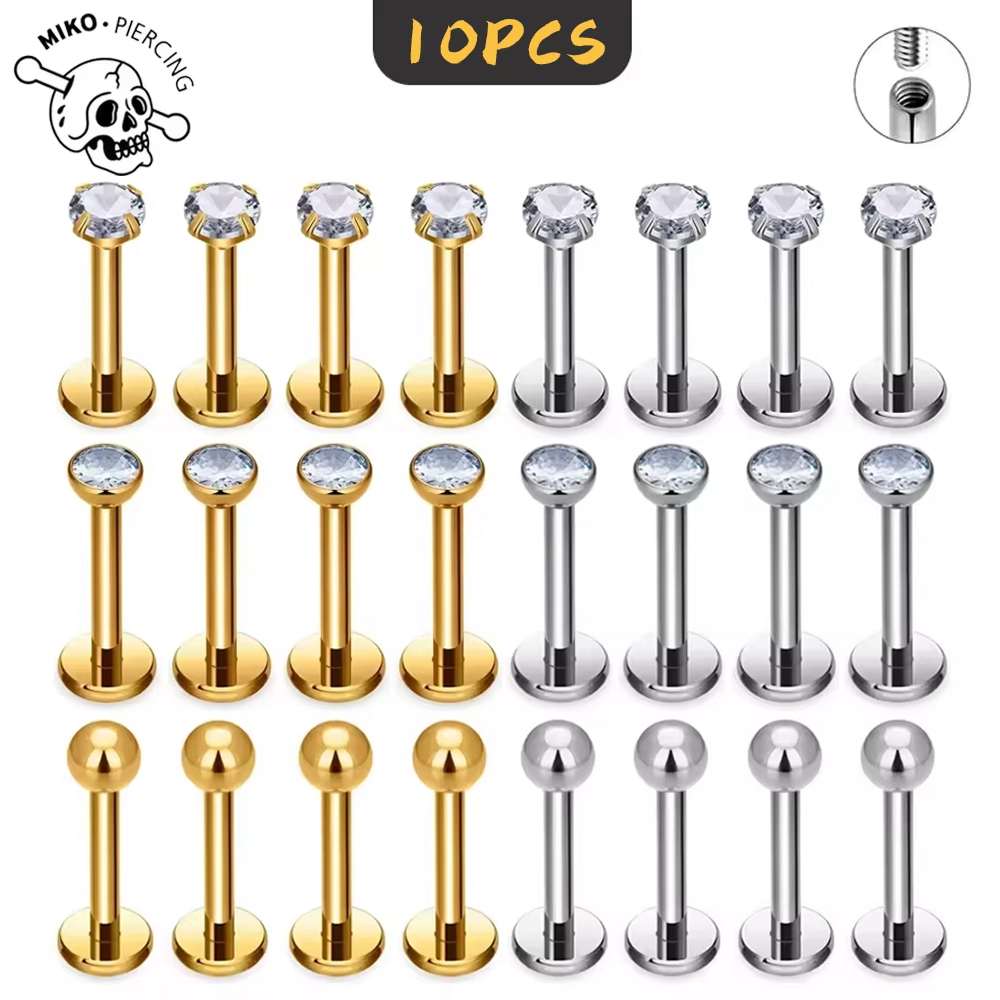 10Pc ASTM F136 G23 Titanium La - Zoor Body Jewelry recensie en prijs