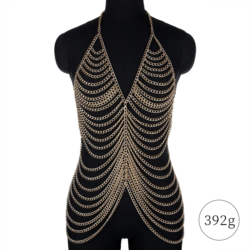 Sexy Metalen Body Chain Jurk V - Body Jewelry For Backless Dress recensie en prijs