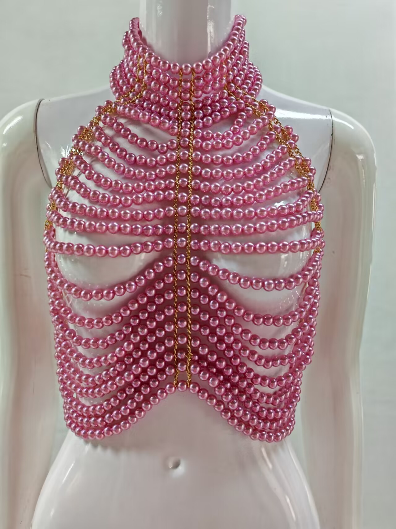 Dames tanktops Stapelkraag Mou - Body Jewelry For Backless Dress recensie en prijs