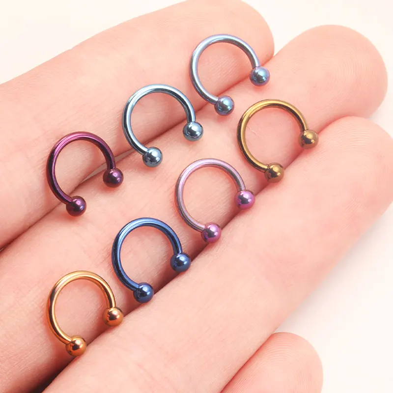 5pcs ASTM F136 Titanium Hoefij - Zoor Body Jewelry recensie en prijs