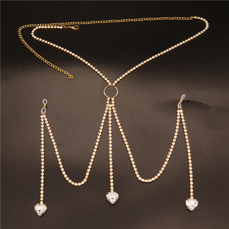 2023 Nieuwe Mode Wit Hart Tepe - Body Jewelry Rhinestone recensie en prijs