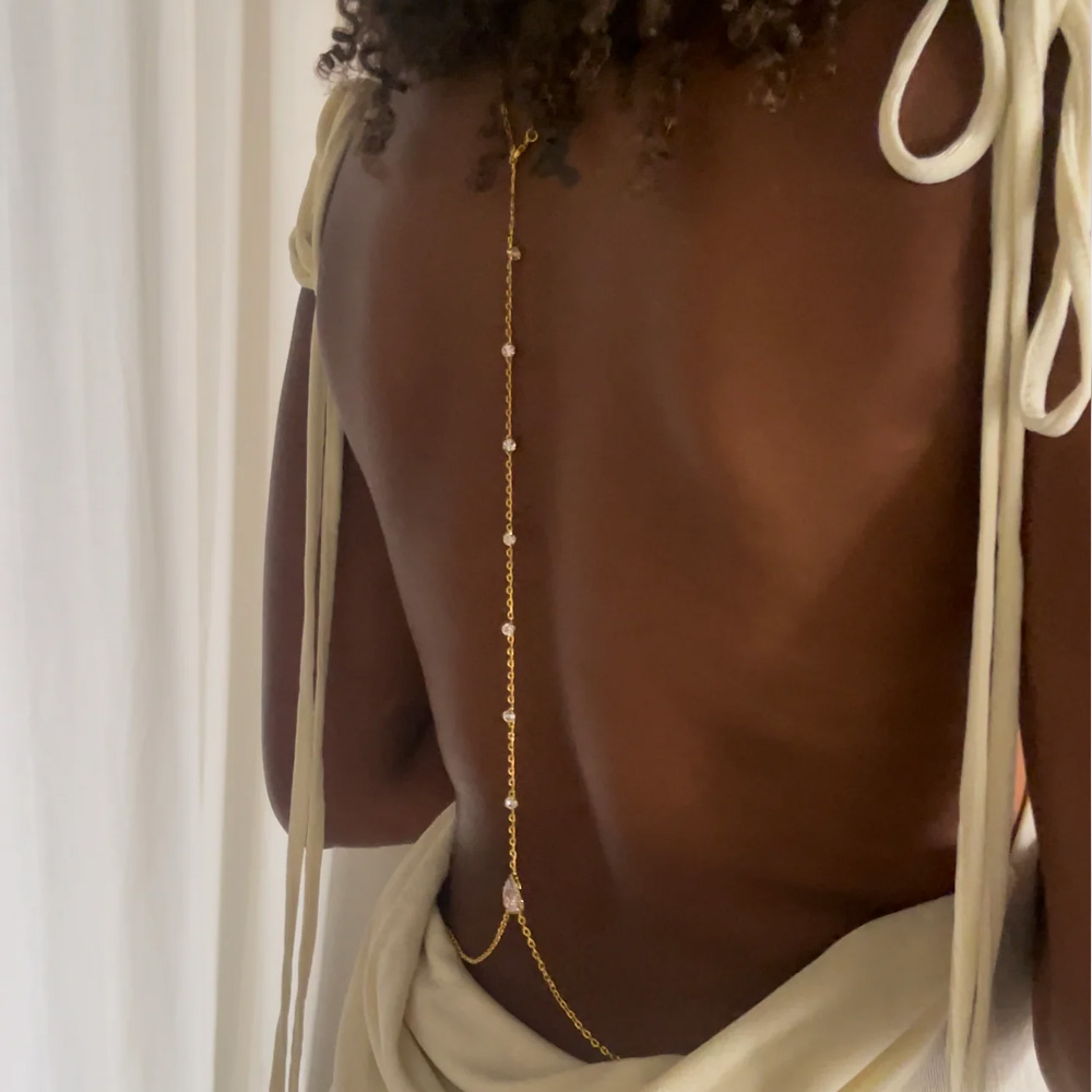 Stonefans Luxe Waterdruppel Zi - Body Jewelry For Backless Dress recensie en prijs