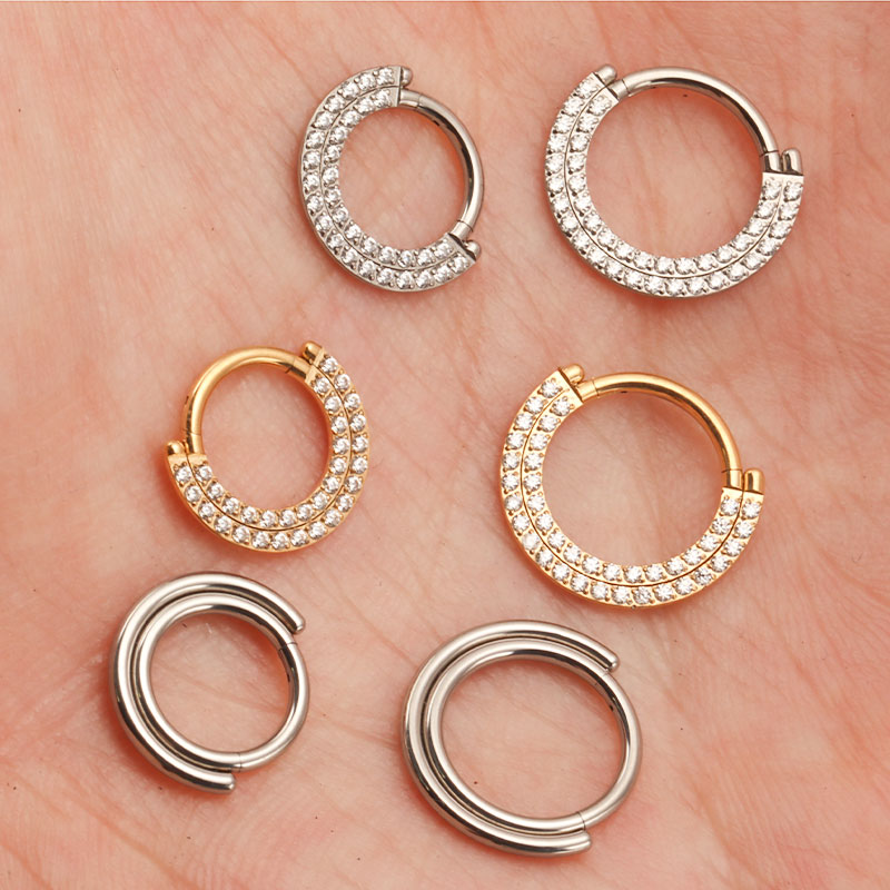 ASTM F136 Titanium Clicker Sep - Zoor Body Jewelry recensie en prijs