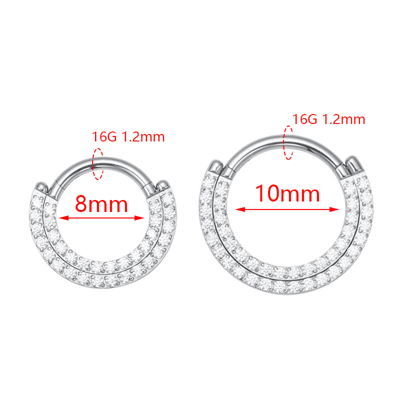 ASTM F136 Titanium Clicker Sep - Zoor Body Jewelry recensie en prijs