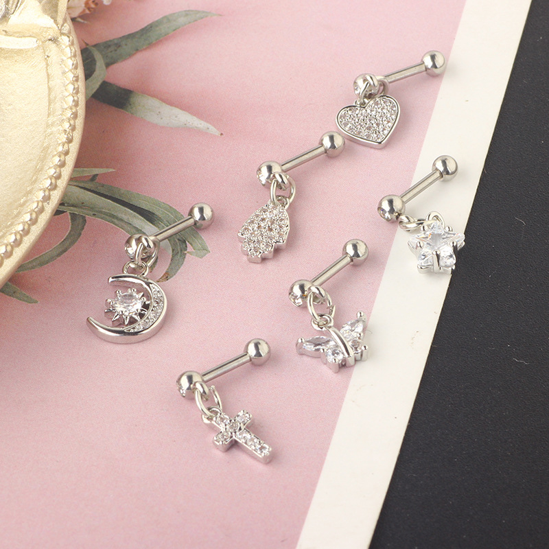 (.) Zirkoon oorbellen Helix oo - Helix Cartilage Ring recensie en prijs