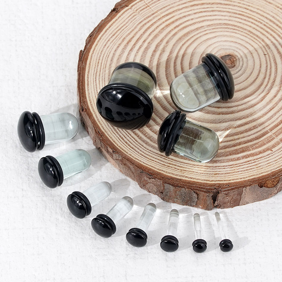 2 Stuks Glas Oor Meters Stretc - Body Jewelry Gauges recensie en prijs