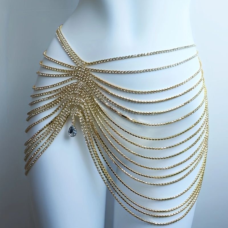 1 STKS Sexy Glanzende Kwastje  - Body Jewelry Rhinestone recensie en prijs