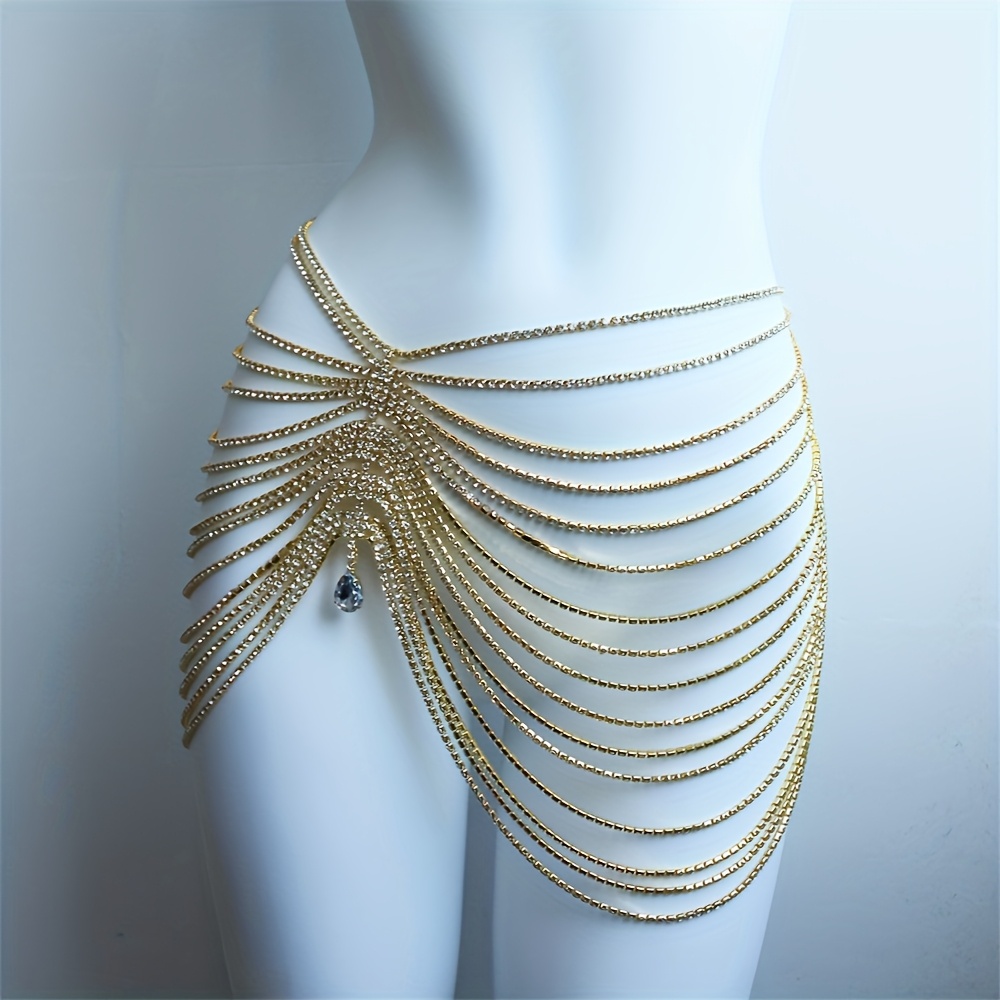 1 STKS Sexy Glanzende Kwastje  - Body Jewelry Rhinestone recensie en prijs