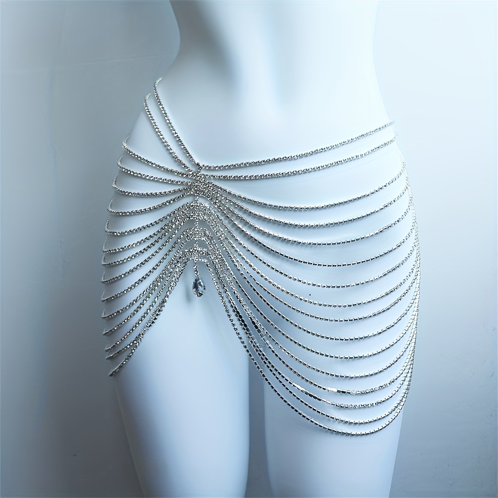 1 STKS Sexy Glanzende Kwastje  - Body Jewelry Rhinestone recensie en prijs