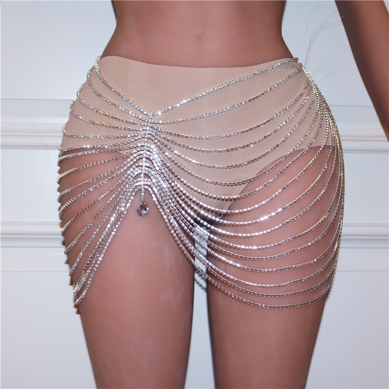 1 STKS Sexy Glanzende Kwastje  - Body Jewelry Rhinestone recensie en prijs