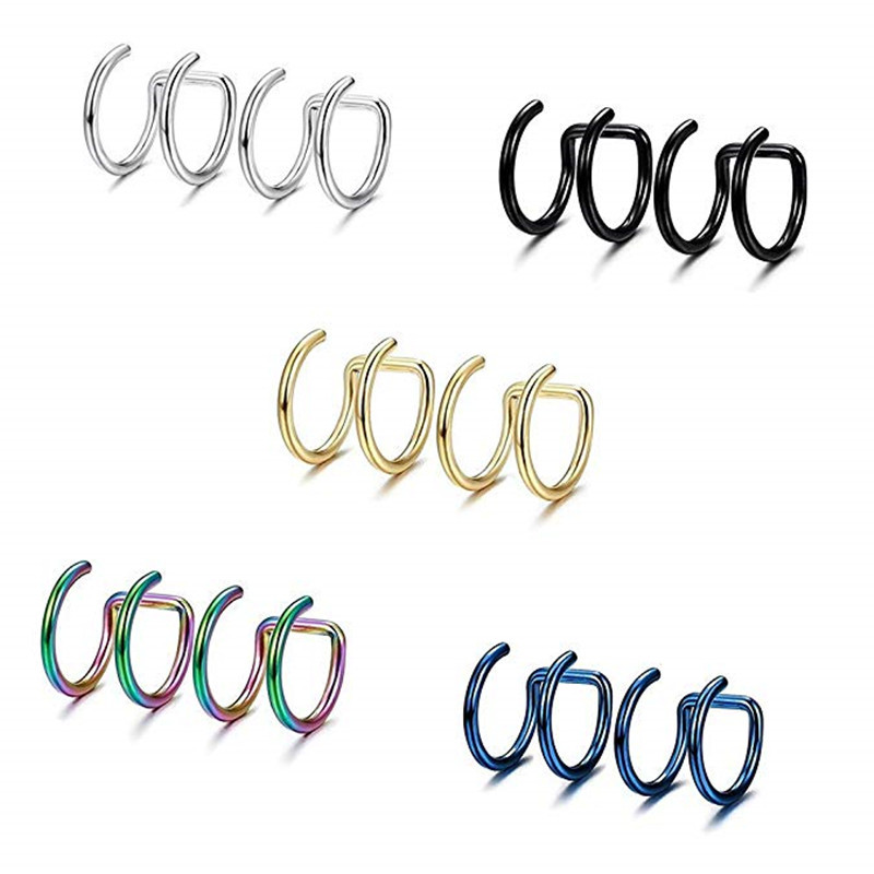 2 stuks 316L roestvrijstalen c - Body Jewelry And Earrings recensie en prijs