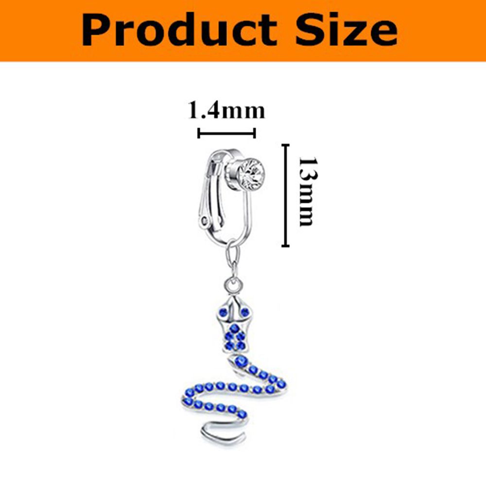 Vlinderclip-on oorbellen, niet - Body Jewelry And Earrings recensie en prijs