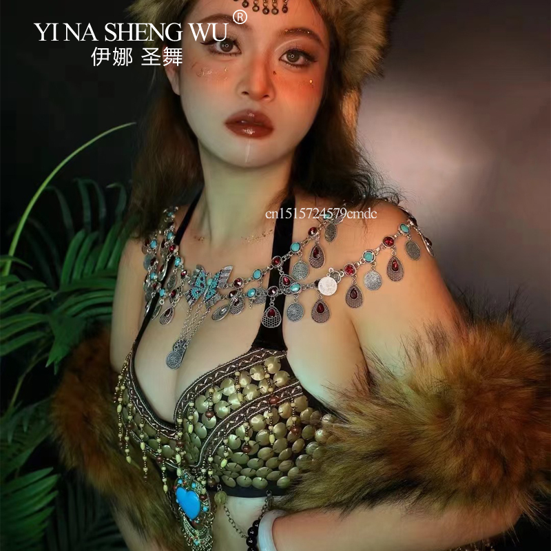 Vintage legering munten lange  - Body Jewelry Indian recensie en prijs