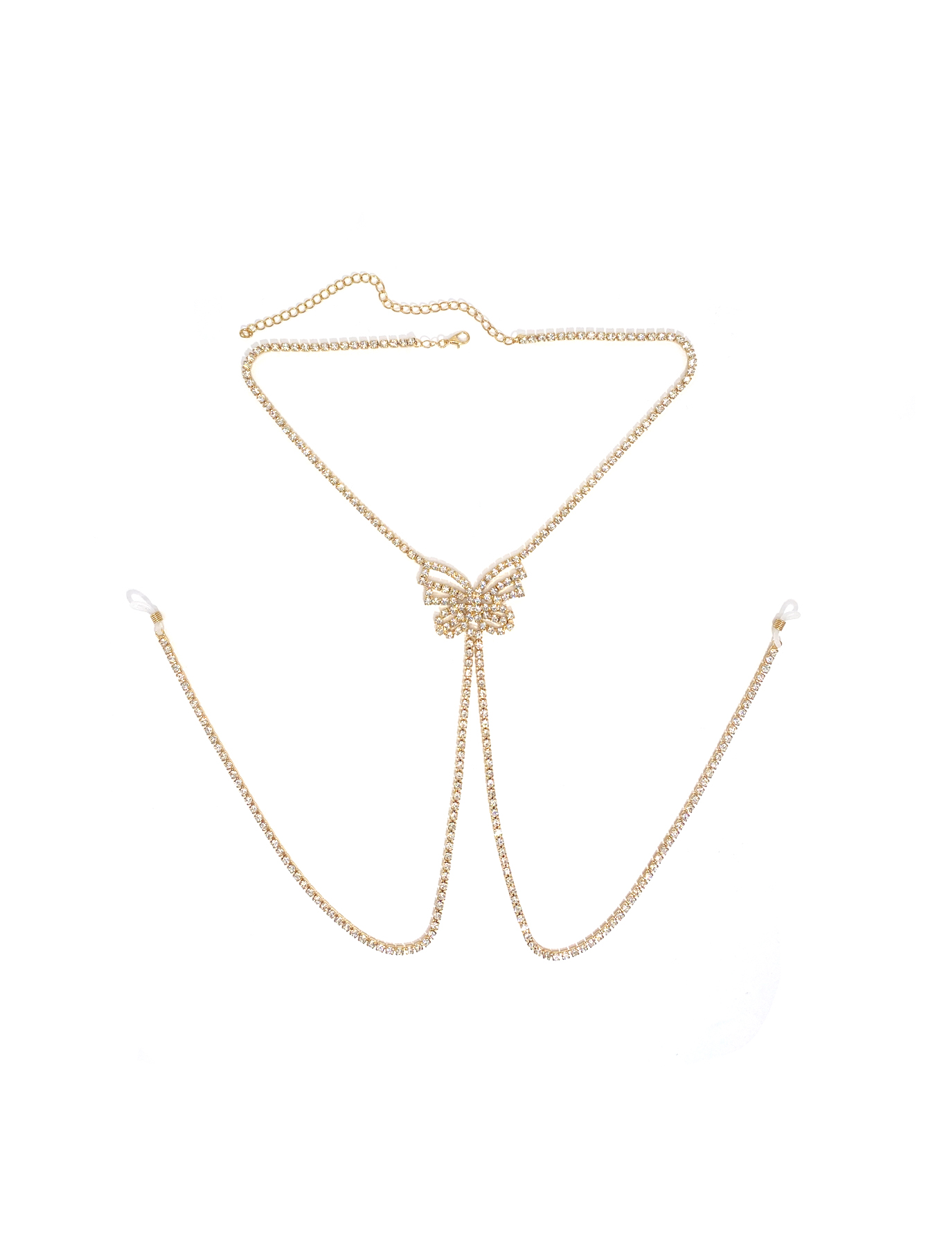 1 Stuk Kwastje Vlinder Tepel K - Body Jewelry Rhinestone recensie en prijs