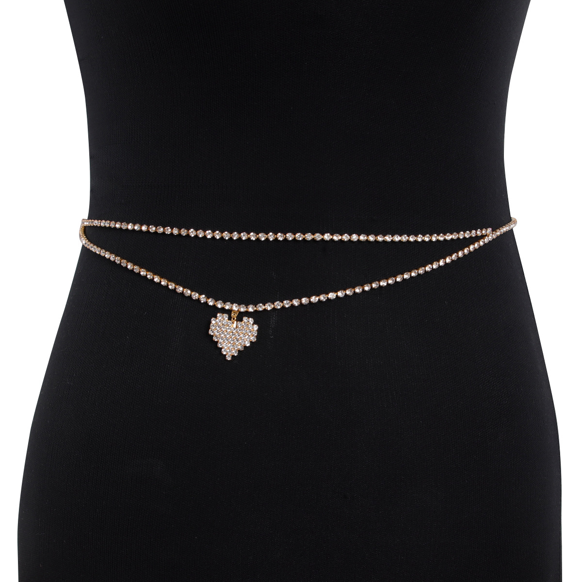 Modieuze Hartvormige Sexy Stij - Body Jewelry Rhinestone recensie en prijs
