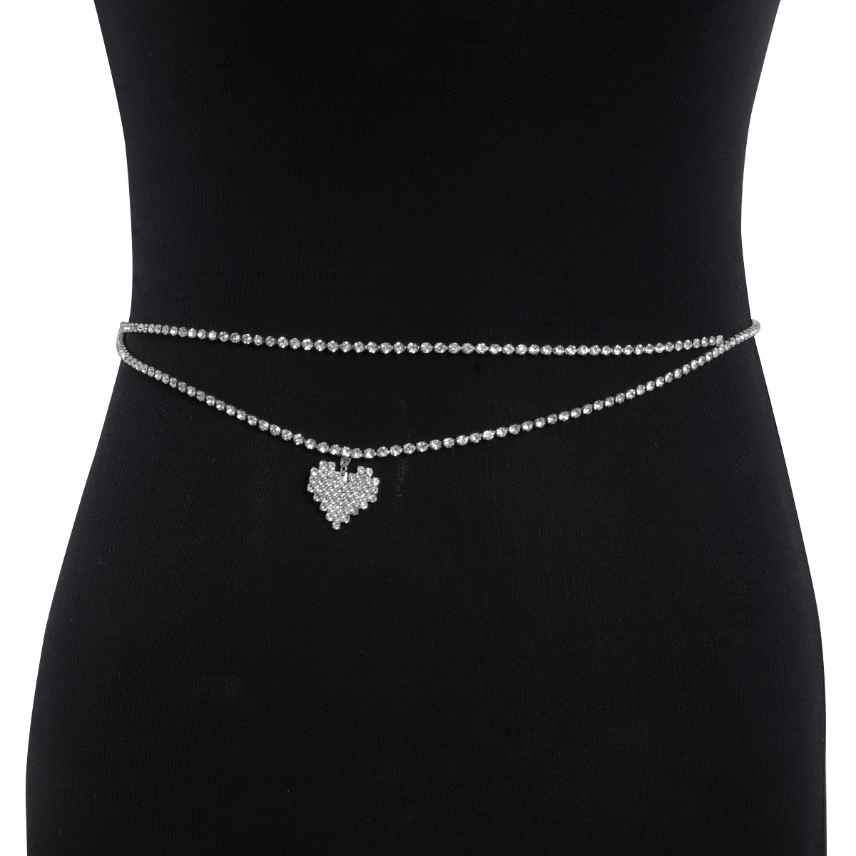 Modieuze Hartvormige Sexy Stij - Body Jewelry Rhinestone recensie en prijs