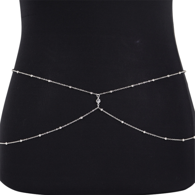Doorzichtige Strass Kralen Bui - Body Jewelry Rhinestone recensie en prijs