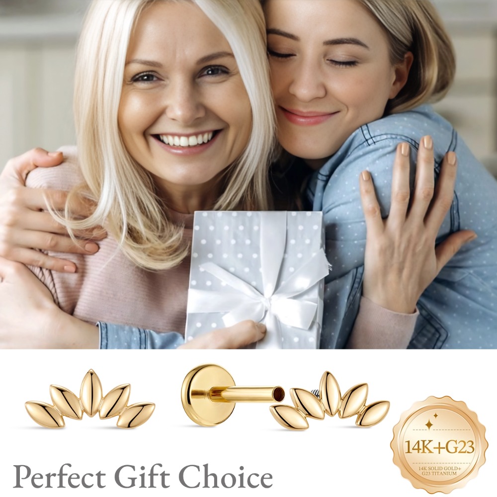 DIeSchein 14K massief gouden o - Body Jewelry Hypoallergenic recensie en prijs