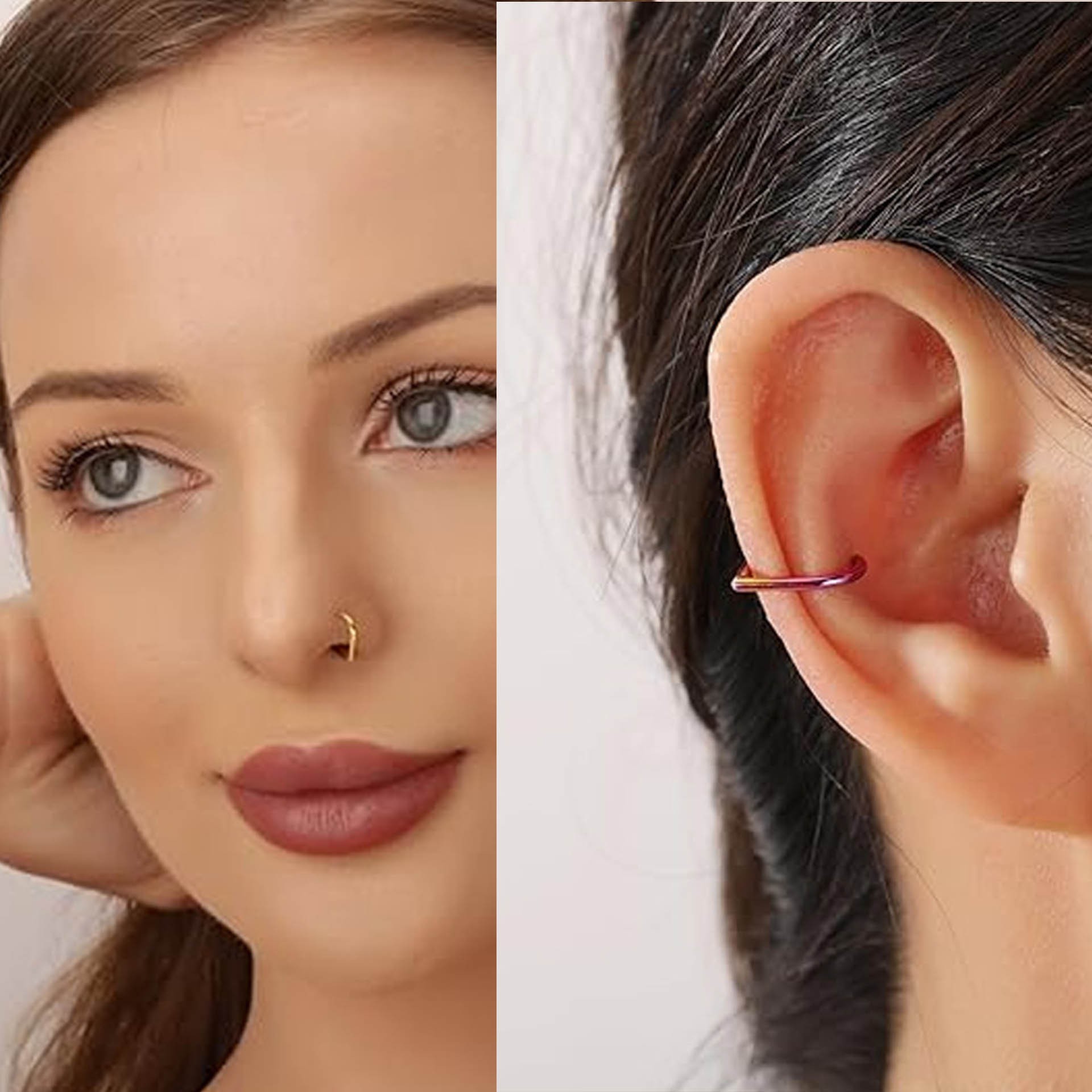 5-delige set nepneusringen van - Body Jewelry And Earrings recensie en prijs
