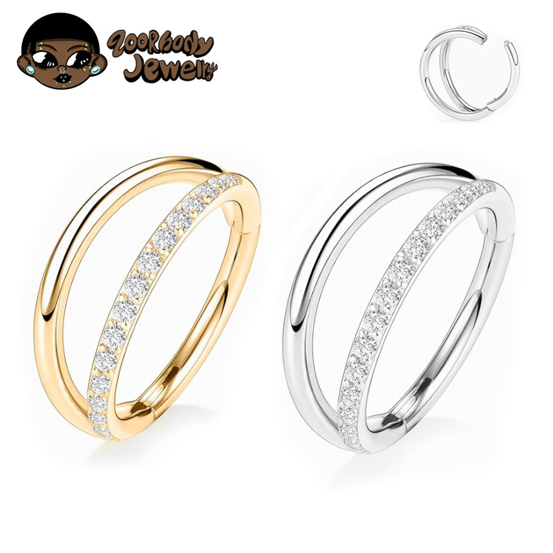 ASTM F136 Titanium 16G Maan Ne - Zoor Body Jewelry recensie en prijs