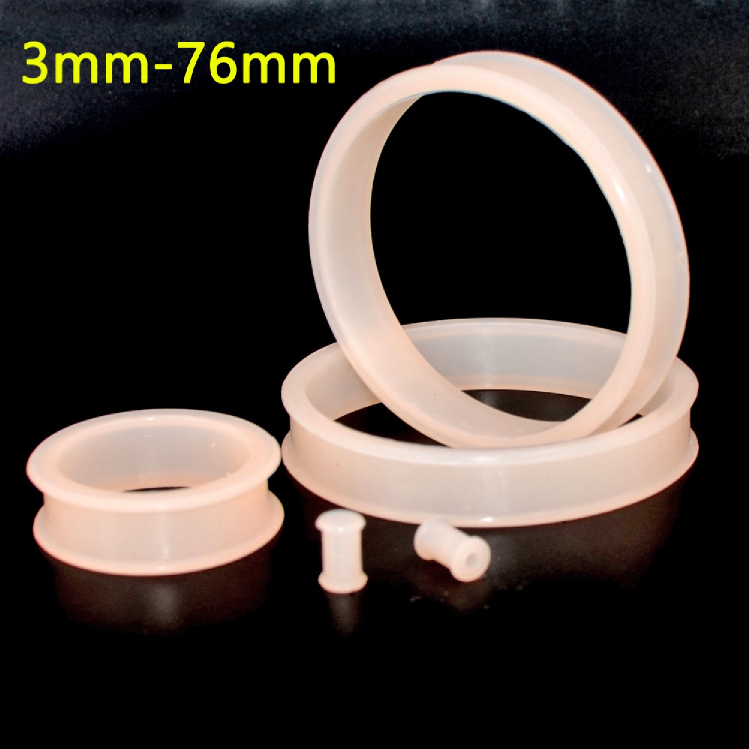 2pcs Supersize Flexibele Silic - Body Jewelry Gauges recensie en prijs